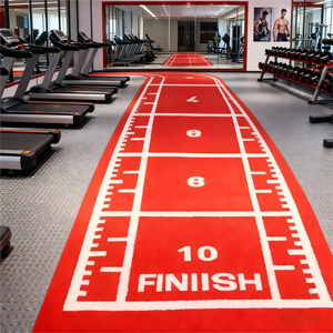 Suelo de gimnasio interior: alfombra de césped sintético PE personalizada de 15mm alfombra de césped <span class=keywords><strong>artificial</strong></span> de alta calidad para gimnasio - Product Image 6