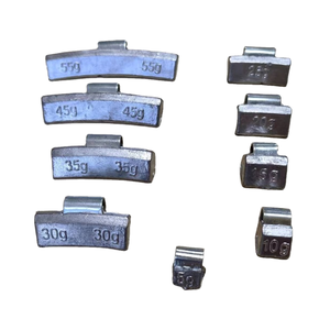 PB klipsli tekerlek ağırlıkları kurşun lastik balans ağırlıkları araba çeliği için jant ağırlık - Product Image 1