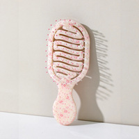 Mini taille voyage brosse à cheveux Message peigne à cheveux pour enfant cadeau d'affaires en Stock à expédier