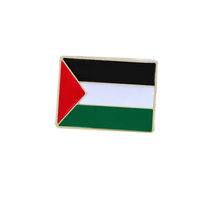 Usine Offre Spéciale Personnalisé Palestinien Broche Écharpe Cadeaux Bracelet Émail Badge Pays Drapeau Épinglette Souvenirs Palestine Pin