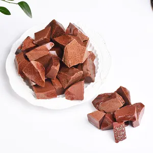 Natural Energy Crystal Healing Stone Rough Red Sand Stone Raw Stone for Garden Home Decorate