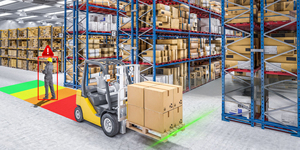 7inch AHD màn hình không dây Laser không thấm nước xe nâng máy ảnh 1080P HD điểm mù hệ thống phát hiện - Product Image 6