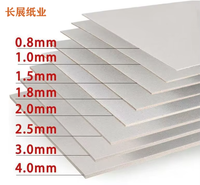 Meilleur prix Emballage recyclé Panneau gris OEM Carton gris personnalisé Feuille de papier composite Panneau de fabrication