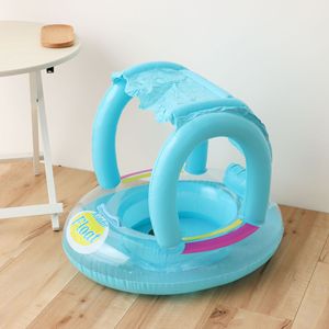 <b>Inflatable</b> Baby Swim <b>Float</b> With Sunshade And Handles For Pool Water Park Use - Product Image 2
