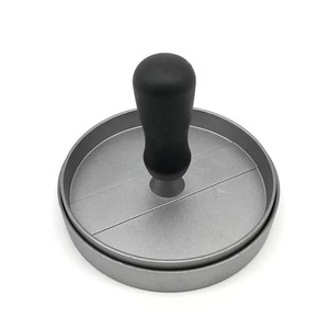 Novo Design ABS Non-Stick Manual Hamburger Press Patty Maker <span class=keywords><strong>Burger</strong></span> Press Meat Smash Cozinha Gadgets Alumínio Hamburger Press - Product Image 5