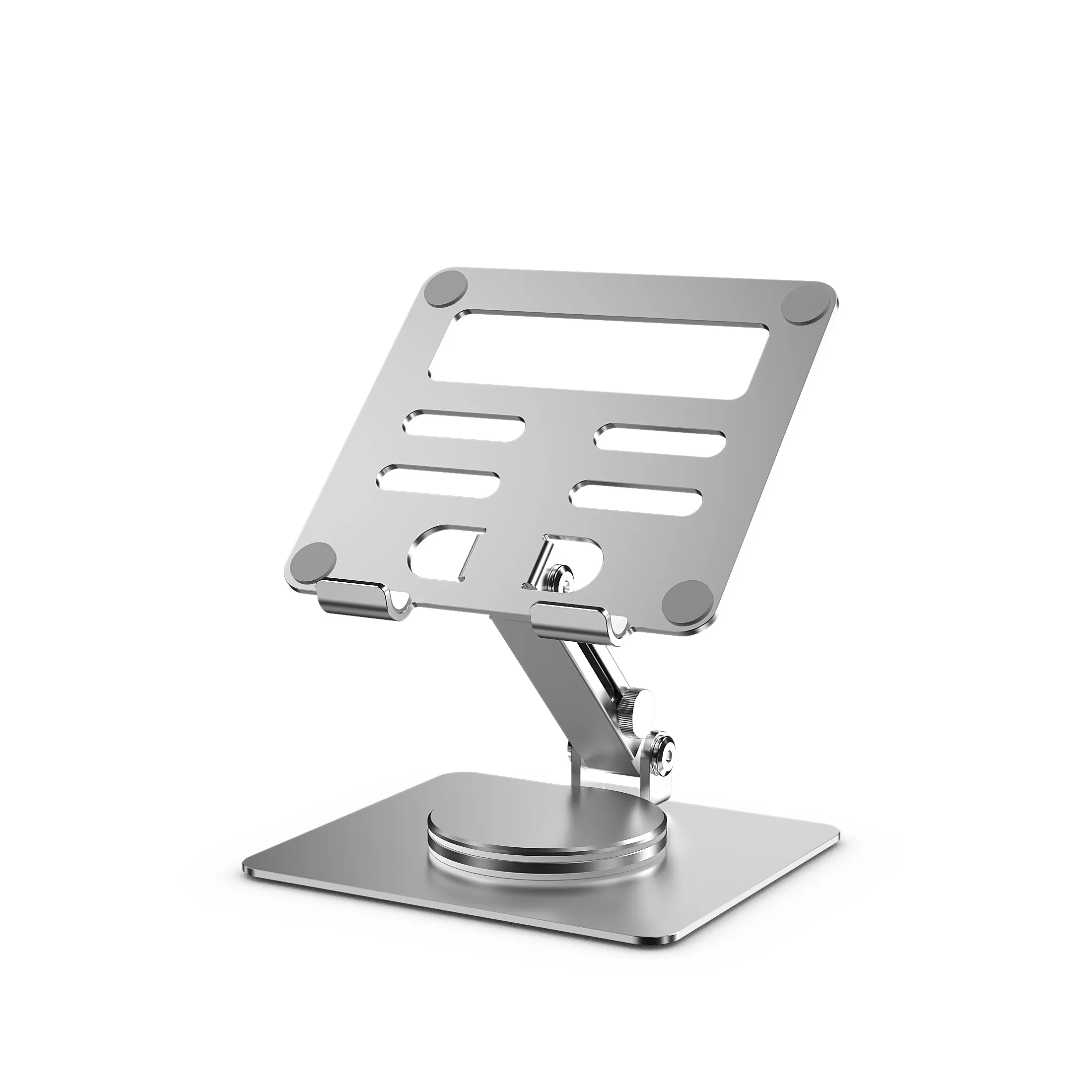 360 Rotating Aluminum Alloy Foldable PC Stand Accessories Flexible Lazy Tablet PC Bracket Adjustable Desk Bed Laptop Holder