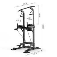 Station d'immersion multifonctionnelle pour gymnastique, barre parallèle, support métallique pour musculation à domicile, équipement de gymnastique, supports d'immersion en acier