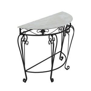 Nordic light luxury ins semplice arte del ferro contro il <span class=keywords><strong>muro</strong></span> <span class=keywords><strong>tavolo</strong></span> moderno portico corridoio <span class=keywords><strong>tavolo</strong></span> semicerchio - Product Image 6