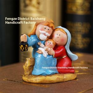 Pequeña resina ecológica, decoración navideña <span class=keywords><strong>de</strong></span> escritorio, personaje <span class=keywords><strong>de</strong></span> dibujos animados transfronterizo, combinación <span class=keywords><strong>de</strong></span> pesebre <span class=keywords><strong>de</strong></span> <span class=keywords><strong>nacimiento</strong></span>, accesorios <span class=keywords><strong>de</strong></span> regalo <span class=keywords><strong>de</strong></span> <span class=keywords><strong>Navidad</strong></span> - Product Image 3