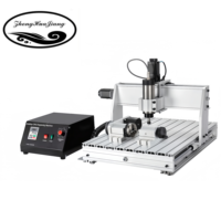 Machine de gravure portable CNC Huajiang 6040 à 4 axes avec broche refroidie par air Mach3 et châssis en aluminium – Fournisseur d'usine