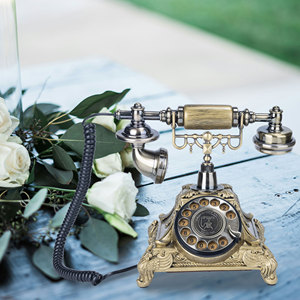 Livre audio Vintage Invité Euro Classique Antique <span class=keywords><strong>Téléphone</strong></span> Noce Information Enregistrement Recueillir Bénédictions - Product Image 6