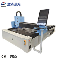 Máquina de Corte Láser de Fibra CNC Automatizada LSF1530 1500*3000mm con Enfriamiento por Agua para Procesamiento de Chapa Metálica, Sistema de Control Cypcut, Hiwin