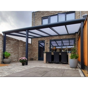 <span class=keywords><strong>Toldo</strong></span> retráctil de aluminio para terraza, cubierta impermeable de vidrio para Patio, aprobado por la CE, gran oferta alemana - Product Image 2