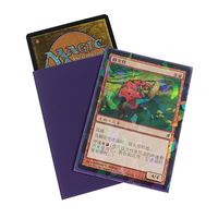 Manchons de cartes à collectionner pour jeux de société, 66x91, MTG, taille Standard, prismatique, holographique, couleur mate