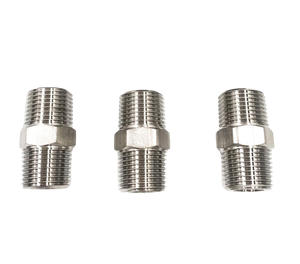 Raccords hydrauliques en acier inoxydable à prix d'usine, filetage mâle droit 1/<span class=keywords><strong>2</strong></span> BSP à 1/4 NPT, raccords de tuyauterie à embout hexagonal ASME ASTM - Product Image 3