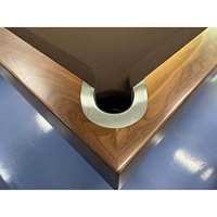 Nouvelle table de billard de luxe sur mesure, design professionnel moderne de haute qualité, 9 pieds, 8 pieds, design en ardoise, cuir, bois massif, table de billard 7 pieds