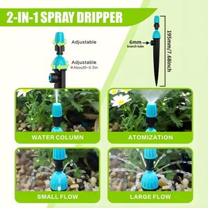 Arroseur à connexion rapide avec pulvérisation atomisée pour plantes et fleurs de jardin, dispositif d'irrigation goutte à goutte - Product Image 2