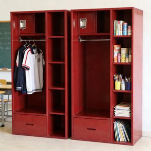 Armoires <span class=keywords><strong>de</strong></span> rangement ouvertes pour vestiaires <span class=keywords><strong>de</strong></span> sport, football, basketball, baseball, armoires en acier pour vêtements, armoires <span class=keywords><strong>de</strong></span> rangement multifonctionnelles - Product Image 4