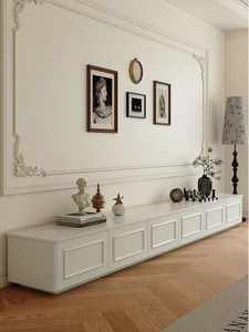 Mobile TV di Lusso in Stile Vintage Francese, Supporto TV Minimalista Europeo da Terra, Nuovo Mobile per <span class=keywords><strong>Soggiorno</strong></span> in <span class=keywords><strong>Legno</strong></span> <span class=keywords><strong>Massello</strong></span> - Product Image 6