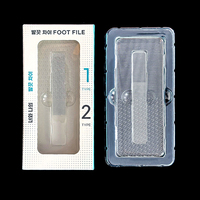 Lime à ongles en verre classique professionnelle Makeauty, durable et réutilisable, outil de manucure et pédicure pour éliminer les peaux mortes