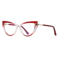 Lunettes anti-lumière bleue œil de chat pour femmes, monture TR90 et métal, anti-radiation, mode, pour le bureau et le quotidien