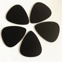 Mini-étiquette NFC en PVC noir pleine bande, passive, NTAG215, 504 octets, 13,56 MHz, pour lecture/écriture Android/iOS, idéale pour les plectres de guitare et la musique