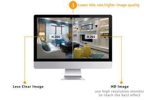 Nhà an ninh giá rẻ nhất 4CH 1080N DVR 5 MP Pixel H.265 nén định dạng DVR Bộ dụng cụ CCTV hệ thống - Product Image 6