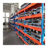 Système de rayonnage modulaire en acier laminé à froid robuste pour entrepôt, assemblage par vis, protection contre la corrosion, électrostatique
