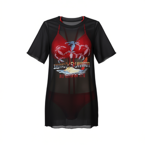 Copricostume Sexy da Donna in Chiffon per l'Estate, Sarong Bikini, Copricostume Kaftan da Spiaggia S14064-35 - Product Image 2