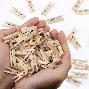 Mini 1 <span class=keywords><strong>épingles</strong></span> <span class=keywords><strong>à</strong></span> pince en <span class=keywords><strong>bois</strong></span> 50pcs petits vêtements <span class=keywords><strong>épingles</strong></span> <span class=keywords><strong>à</strong></span> photo pour tenture murale polie pour artisanat Arts Cocktails affichage d'œuvres d'art - Product Image 3