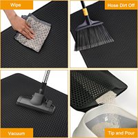 Piège à litière pour chat, Durable, Double couche, imperméable, grande taille, boîte à sable pour animaux de compagnie, tapis de nettoyage Premium