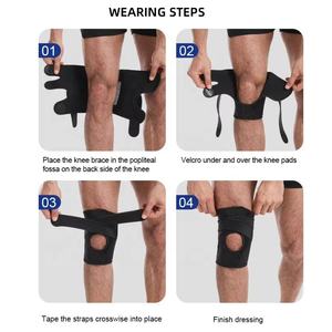 Soporte de resorte anticolisión seguridad conjunta deportes baloncesto cuerda saltar bicicleta protección rodilleras para <span class=keywords><strong>Meniscos</strong></span> - Product Image 6