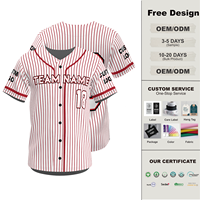 Set Jersey Baseball Berkualitas Tinggi Logo Kustom Pakaian Olahraga Grosir Harga Murah Pola Kaos Baseball Pria Buatan Vietnam