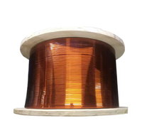 Fil de cuivre plat émaillé, taille 0,06*0,5, température 180 degrés