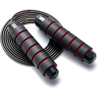 Cuerda de Saltar Profesional de PVC de Alta Velocidad con Sensor, Ajustable, Antienredos, para Gimnasio, Fitness, Entrenamiento Deportivo en Casa, Cable Delgado de Espuma