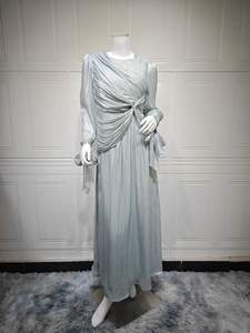 ชุดอาบายะห์ <span class=keywords><strong>M</strong></span>-119 หรูหรา ระบายอากาศได้ดี ผลิตตามแบบ ODM ขายส่งจากดูไบ ตะวันออกกลาง ชุดเรียบหรู ทันสมัย สำหรับสตรีชาวมุสลิม - Product Image 4