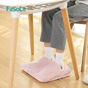 fasola portable usb electric foot warmer slippers with