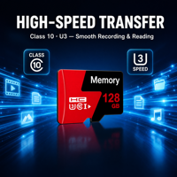 Kartu Memori TF Kelas 10 U3 32GB/64GB/128GB Kecepatan Tinggi untuk Ponsel, Kamera, dan Dash Cam