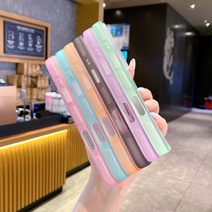 Funda Magnética Acrílica de Estilo Fresco para <span class=keywords><strong>iPhone</strong></span> 17, Carcasa Transparente con Tacto Suave y Protección Antigolpes, Marco de Color Personalizable - Product Image 2
