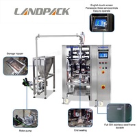 Machine d'emballage et de remplissage de sachets VFFS pour sauce tomate, ketchup, mayonnaise, viande hachée et garnitures
