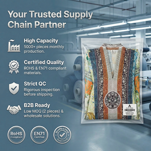 Robe longue imprimée de strass pour femme, coupe ample, style affirmé, fournisseur en gros - Product Image 6