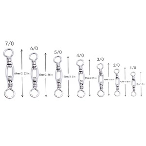 סופר חזק 100% נירוסטה חלקה מסתובב כפול supel תיבת דיג סיבוב - Product Image 3