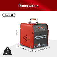 Analizador de motor automático SD403, máquina de humo automotriz con Detector de fugas de presión de aire, Analizador de fugas de humo EVAP para camiones y automóviles