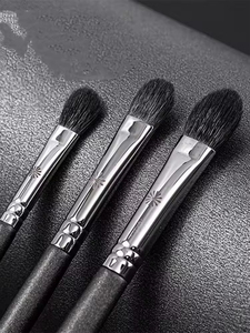 Pinceau à maquillage professionnel en gros d'usine, pinceau à paupières en poils naturels, végan - Product Image 5