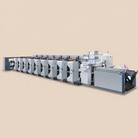 Machine d'impression flexographique automatique nouvelle génération 2 4 6 8 couleurs pour gobelets en papier, cartes et étiquettes