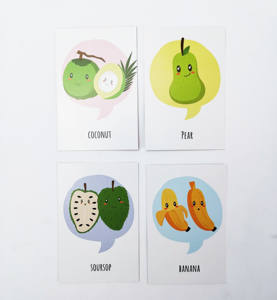 แฟลชการ์ดตัวอักษรเพื่อการเรียนรู้ทางการศึกษามาตรฐานลายสัตว์น้ำมหัศจรรย์ออกแบบได้ตามต้องการ - Product Image 4