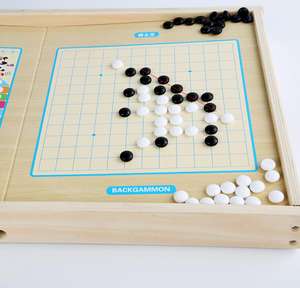 Juego de fútbol de madera 3 en 1, gran oferta, para escritorio, cinco en fila - Product Image 5