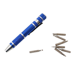 Jeu de tournevis 8-en-1 en alliage d'aluminium, tournevis de précision magnétique multi-usages 45 # Embouts en acier pour la réparation de téléphones, PC et montres - Product Image 3