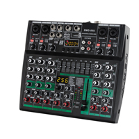 Mélangeur audio numérique professionnel 06U pour amplificateur de mixage audio karaoké