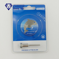 Disque de coupe diamanté OEM 45 mm pour utilisation à l'eau, pressé à chaud, épaisseur 0,6 mm, mini lame de scie pour la découpe précise de carreaux de céramique